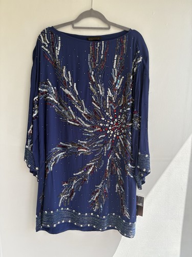 Zara mini abito donna perline - mini,