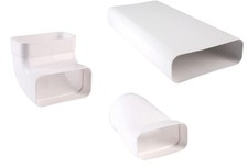 Canale Piatto 150x70mm Cappa Cucina Tubo Ventilazione 3 Parti Fornello 527601