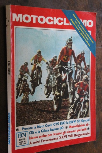 Motociclismo luglio 1974 guzzi - motociclismo,