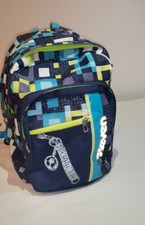 Zaino Scuola Americano Seven blu giallo ragazzo con  astuccio abbinato