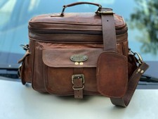 Borsa per fotocamera in pelle