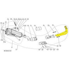 Tubo testata Akrapovic SS Exh