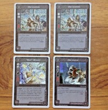4 Middle Earth CCG Wizards Limited Cards inc  Bert (Burat). Free UK Postage