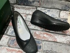 SCARPE BALLERINE ENVAL MORBIDE ORTOPEDICHE COMFORT PELLE NERA ZEPPA PREZZO AL PUBBLICO £55