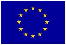  Bandiera Europea -Stikers - Adesivo-Decorazione auto moto casa veicoli 