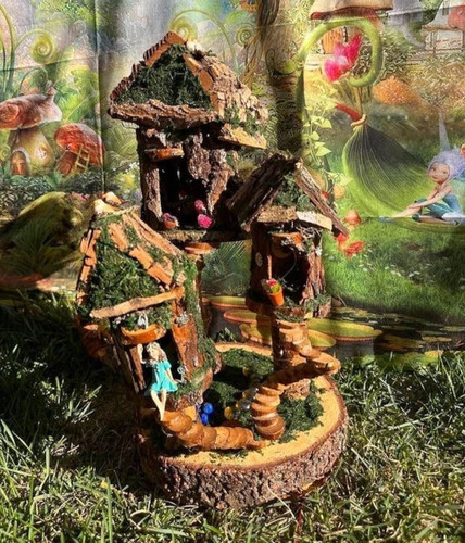 Casa delle fate - fate, bambina