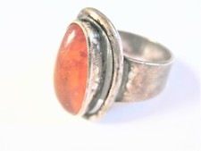 Antico Anello Argento 835 Con
