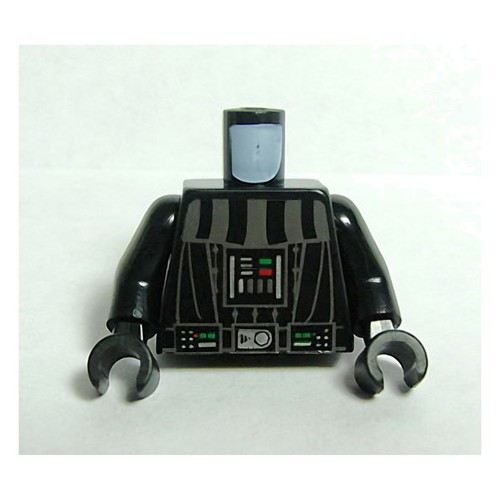 Lego black torso darth - black,