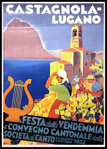 Affiche poster lugano - poster,