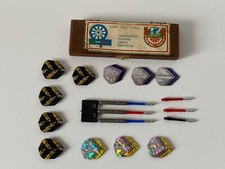 Freccette professionali Harrows made in England coni con cofanetto vintage 