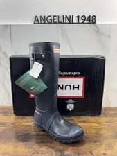 Hunter Stivale Da Pioggia Gomma Blu  Icon Boot Rain Donna 38