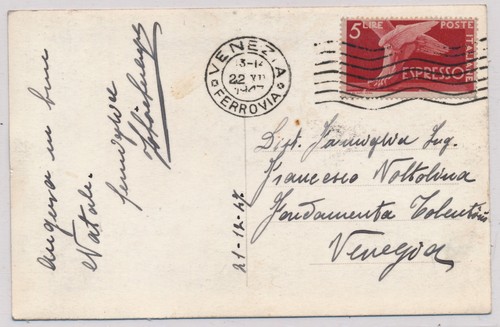 Italia 1947 cartolina - 1947,