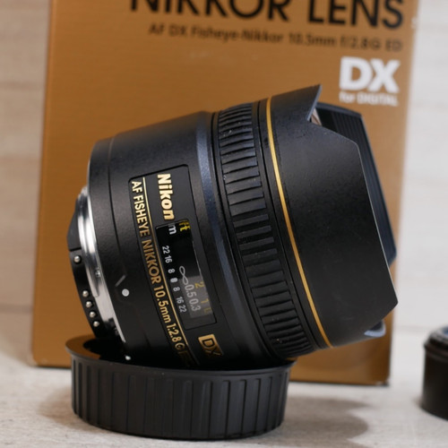 Nikon fisheye 5 mm - dx, 10,5