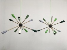 Coppia Di Lampadari Sputnik