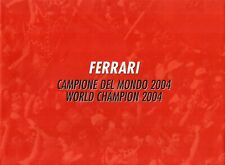 FERRARI CAMPIONE DEL MONDO 2004 EDIZIONE BOLAFFI BUSTA CON ANNULLO 12.11.04- 272