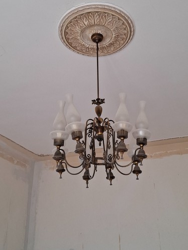 Lampadario antico vintage - antico, 8