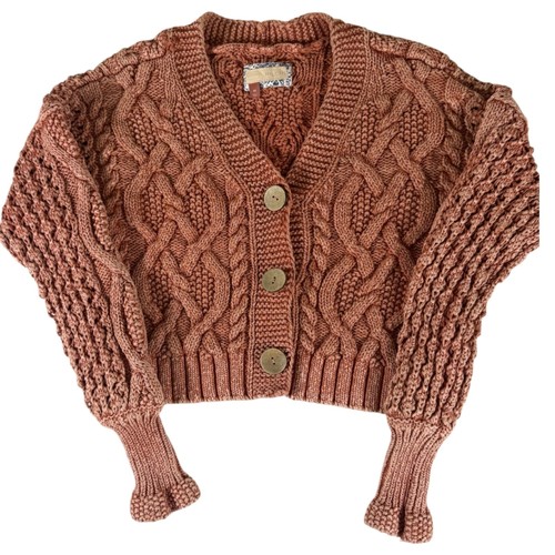 Cardigan pilcro terracotta - cardigan,