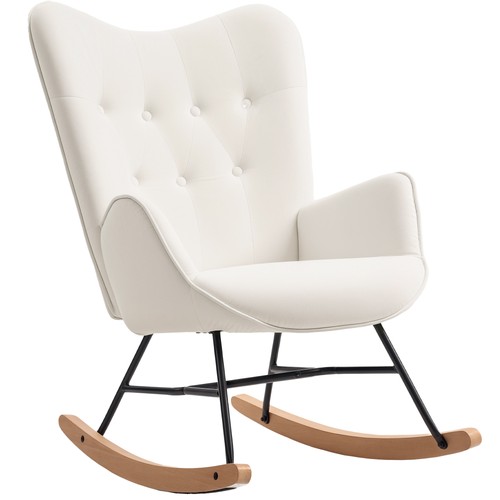 Homcom sedia dondolo - sedia, a