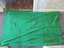 Panno campo calcio Subbuteo verde Baize logo Subbuteo