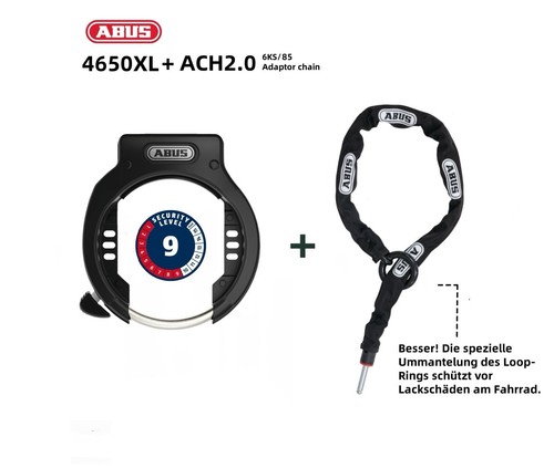 Lucchetto telaio abus 4650xl - telaio,