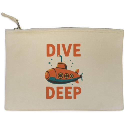 Borsa pochette tela dive - in,