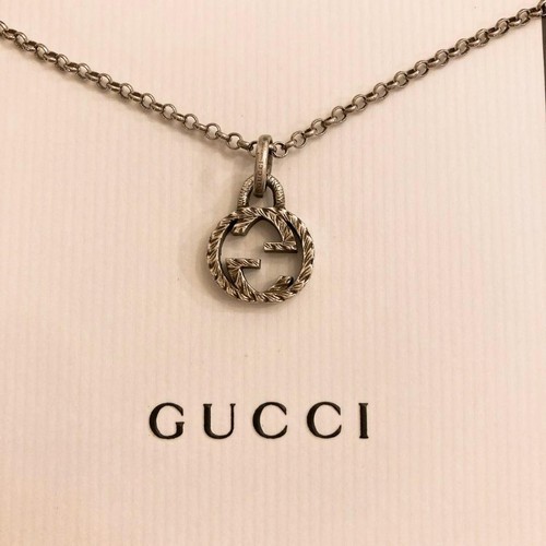 Collana gucci argento unisex - gucci,