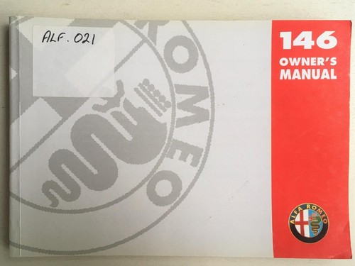 Alfa romeo 146 manuale - alfa,