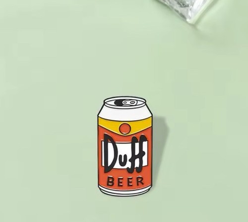 Duff beer simpsons pin - duff,