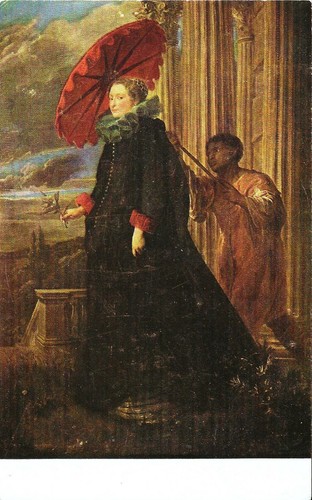 Cartolina van dyck marchesa - cartolina,