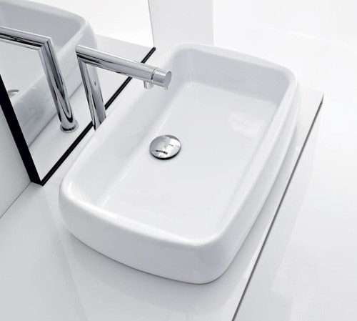 Lavabo ceramica appoggio - lavabo, in