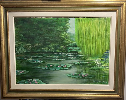 Quadro olio claude monet - olio,