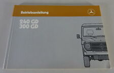 Manuale D'uso Mercedes-Benz G-Modello W460 240 GD / 300 GD Aggiornato 05/1986