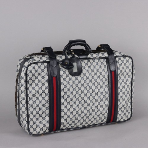 Valigia gucci vintage tela - gucci,