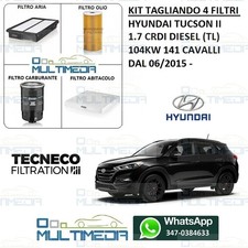 KIT TAGLIANDO 4 FILTRI HYUNDAI