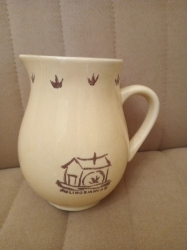 Brocca caraffa gialla mulino - caraffa,