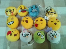 Lotto 9 Emoji Peluche 9 cm + 3