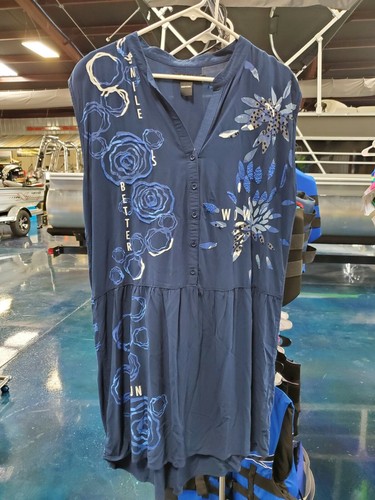Abito blu navy - senza, maniche