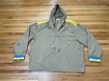 Giacca parka vintage Woolrich Anorak uomo XL beige pullover con cappuccio manica lunga