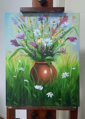 Quadro fiori vaso - fiori,