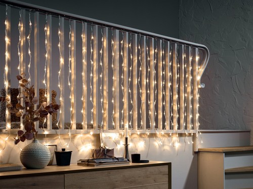 160 luci natale cascata - 160,