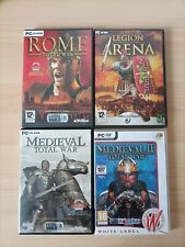 LOTTO ROME TOTAL WAR + MEDIEVAL TOTAL WAR 1 + 2 + LEGION ARENA - PC ITA
