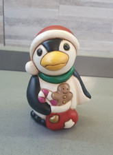THUN Pinguino Natale Feste con calza NUOVO