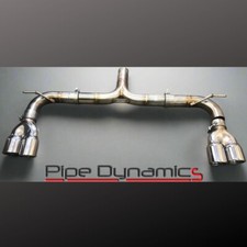 Pipe Dynamics VW Golf MK7 1.4 TSI 140-150HP Terminale Delete Quad Uscita Scarico