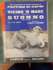 SPARTITO DI CAPRI "VICINO 'O MARE" "SUONNO"
