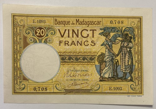 Madagascar franchi nd - 20,