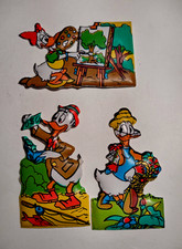 Lotto 3 Figurine Formaggino MIO Plasteco Vacanze Montagna Gastone Paperina