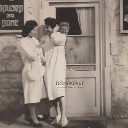 Foto antica tre belle - antica,