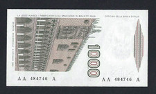 REPUBBLICA ITALIANA  1000 LIRE