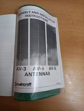 Cushcraft Antenne Istruzioni AV 3 AV4 AV 5
