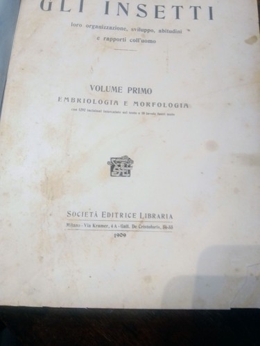 Gli insetti vol - insetti, embriologia